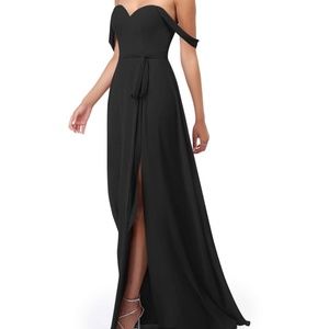 Azazie Black Bridesmaids Dress